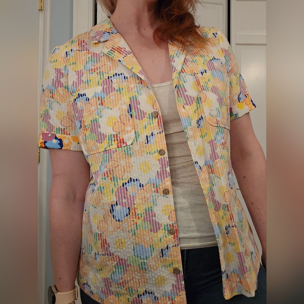 Urban Outfitters Floral Button down